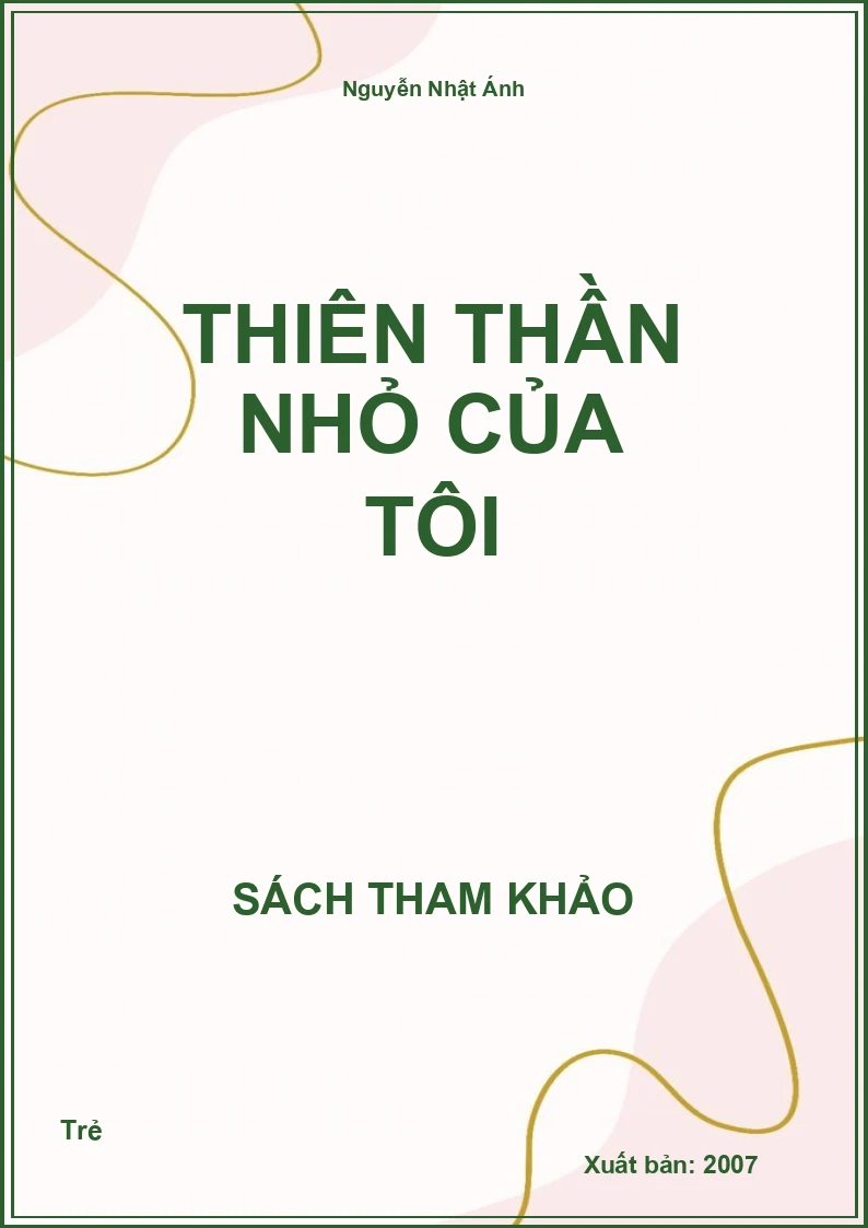 Thiên Thần Nhỏ Của Tôi