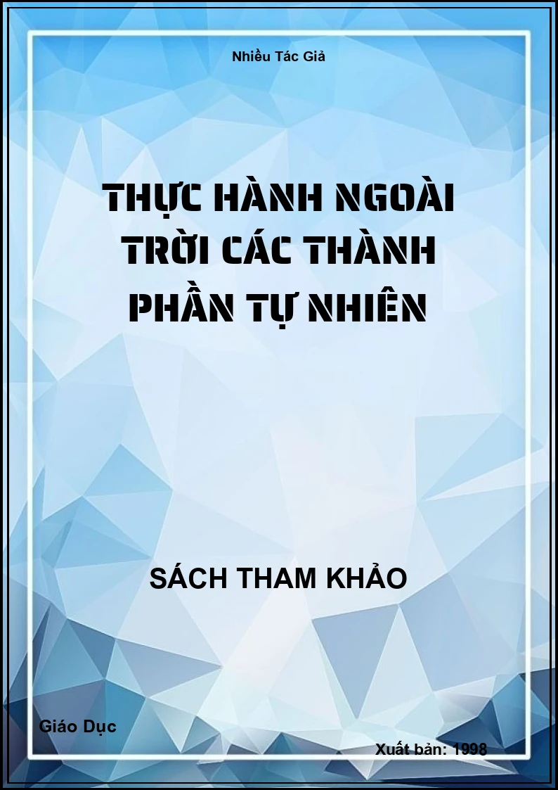 Thực Hành Ngoài Trời Các Thành Phần Tự Nhiên