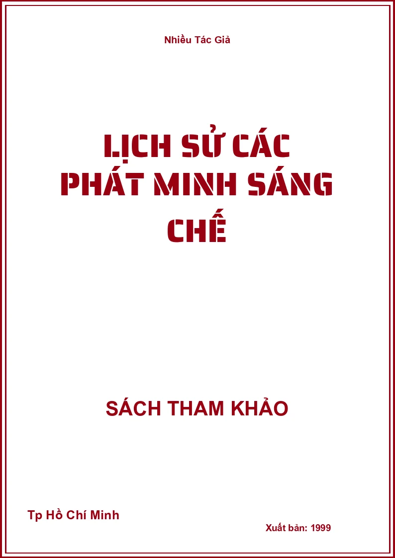 Lịch Sử Các Phát Minh Sáng Chế