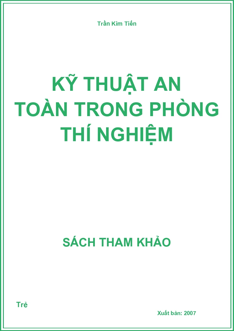 Kỹ Thuật An Toàn Trong Phòng Thí Nghiệm