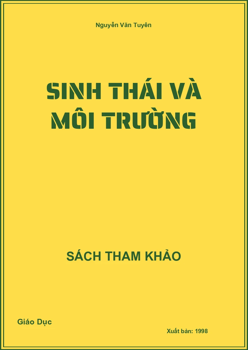 Sinh Thái Và Môi Trường
