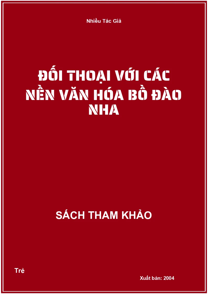 Đối Thoại Với Các Nền Văn Hóa Bồ Đào Nha