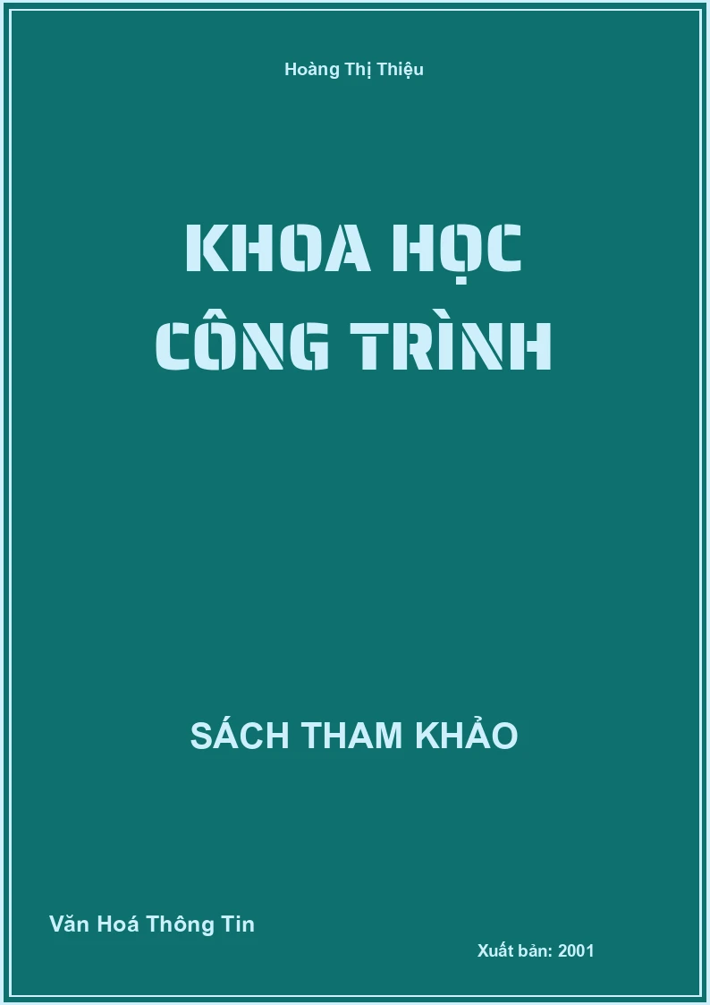 Khoa Học Công Trình