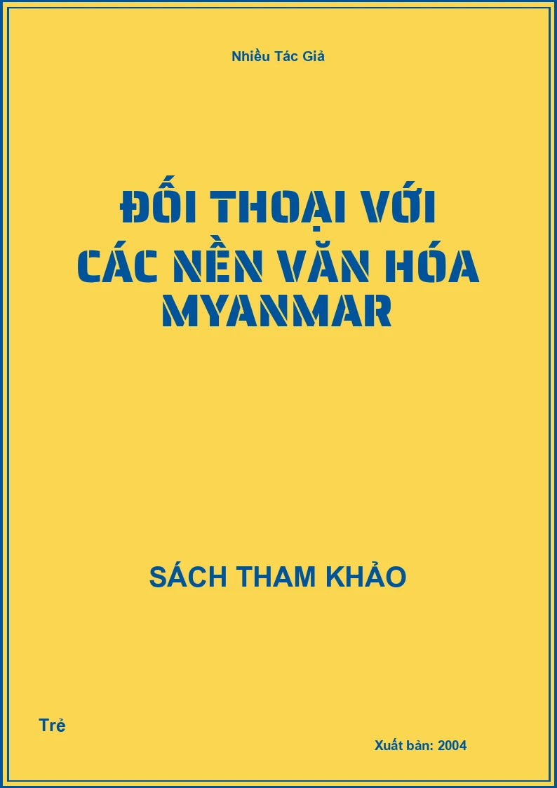 Đối Thoại Với Các Nền Văn Hóa Myanmar