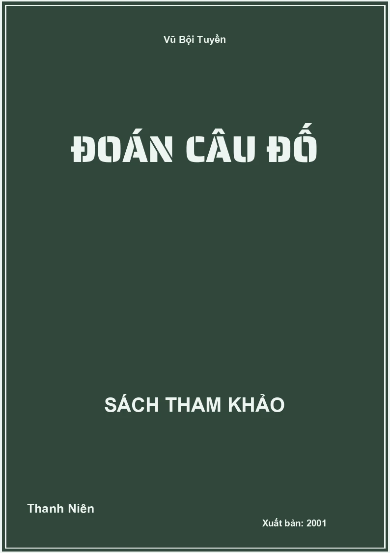 Đoán Câu Đố