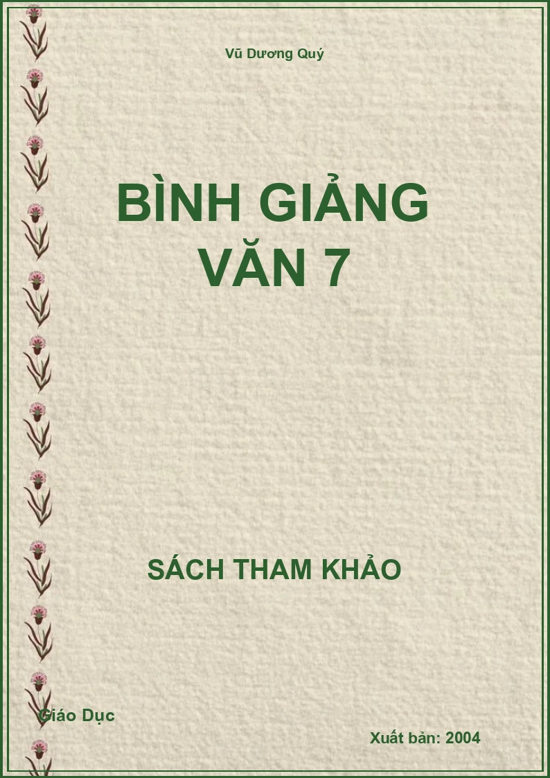 Bình Giảng Văn 7