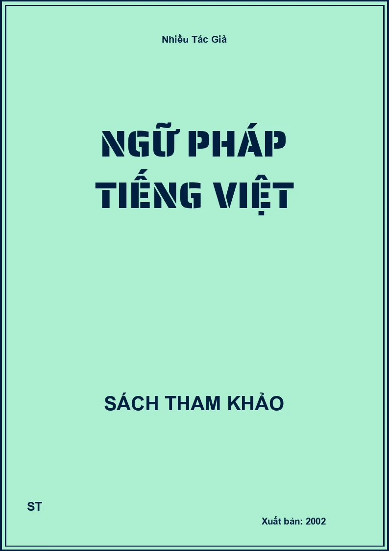 Ngữ Pháp Tiếng Việt