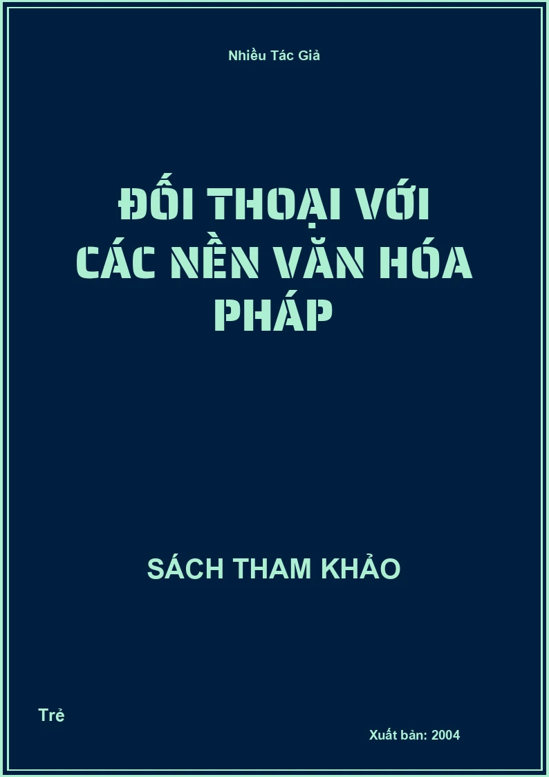 Đối Thoại Với Các Nền Văn Hóa Pháp