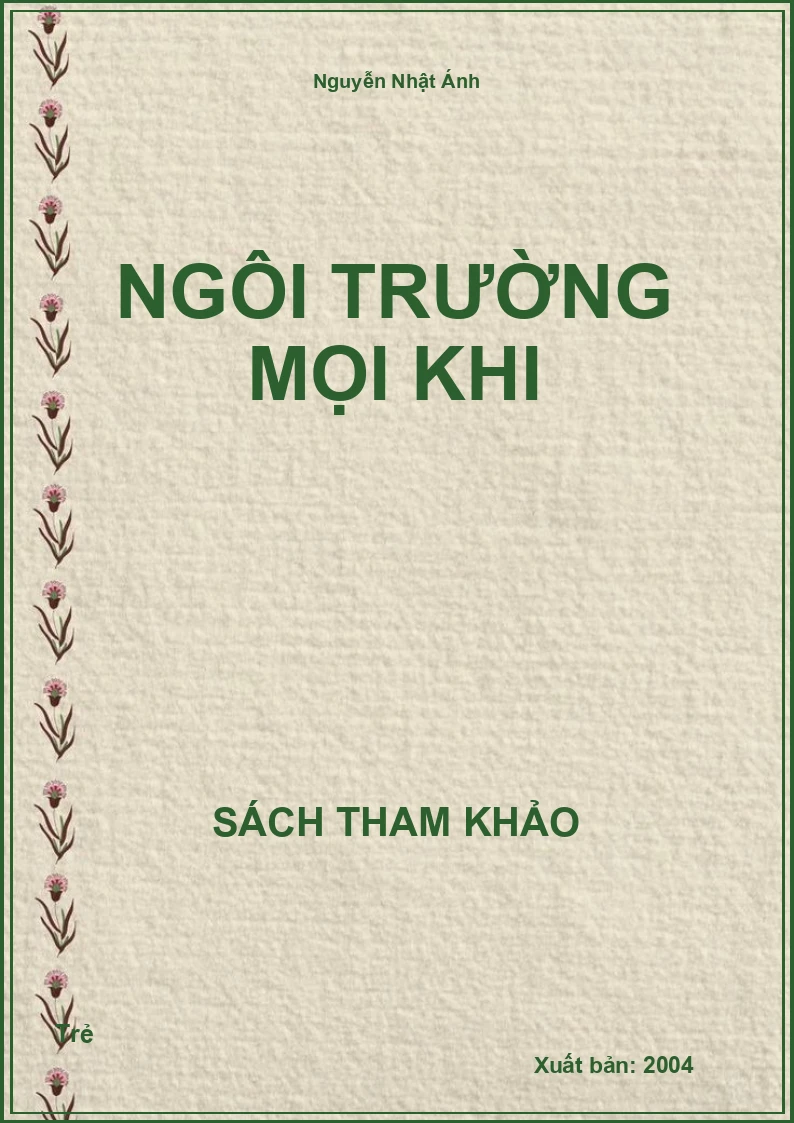 Ngôi Trường Mọi Khi