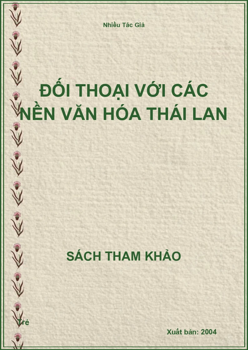 Đối Thoại Với Các Nền Văn Hóa Thái Lan