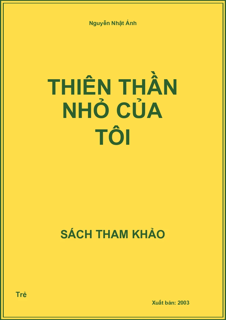 Thiên Thần Nhỏ Của Tôi