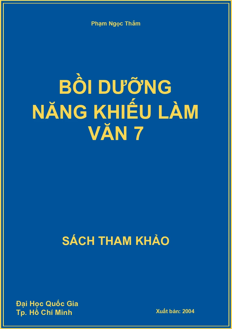 Bồi Dưỡng Năng Khiếu Làm Văn 7