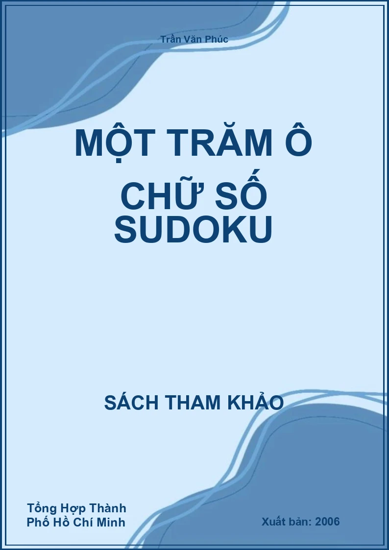 Một Trăm Ô Chữ Số Sudoku