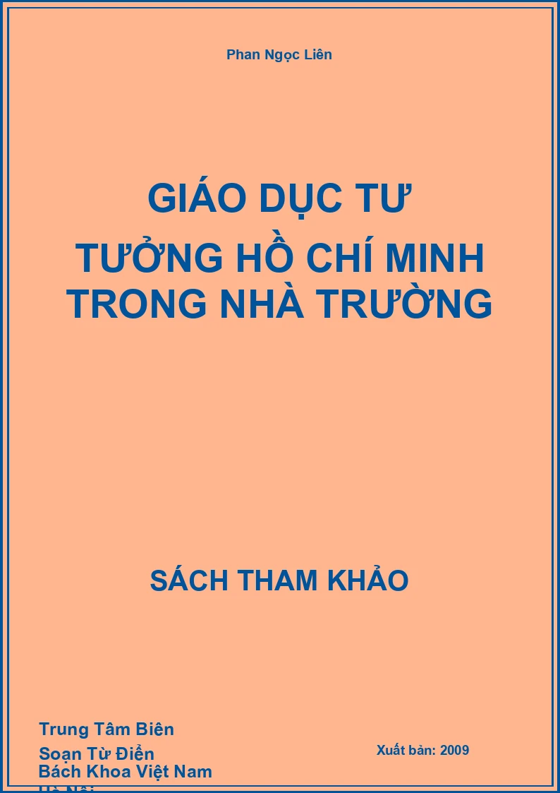 Giáo Dục Tư Tưởng Hồ Chí Minh Trong Nhà Trường