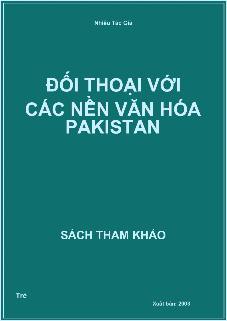 Đối Thoại Với Các Nền Văn Hóa PakiSTan