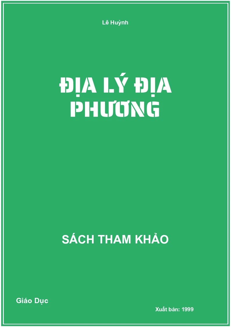 Địa Lý Địa Phương
