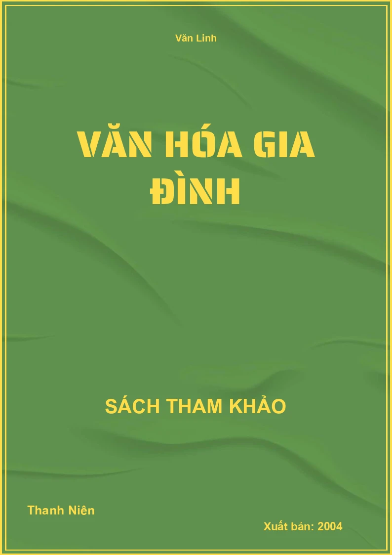 Văn Hóa Gia Đình