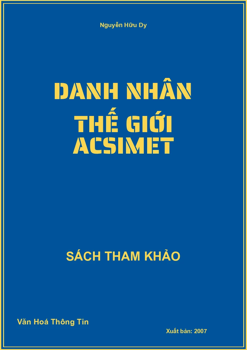 Danh Nhân Thế Giới Acsimet