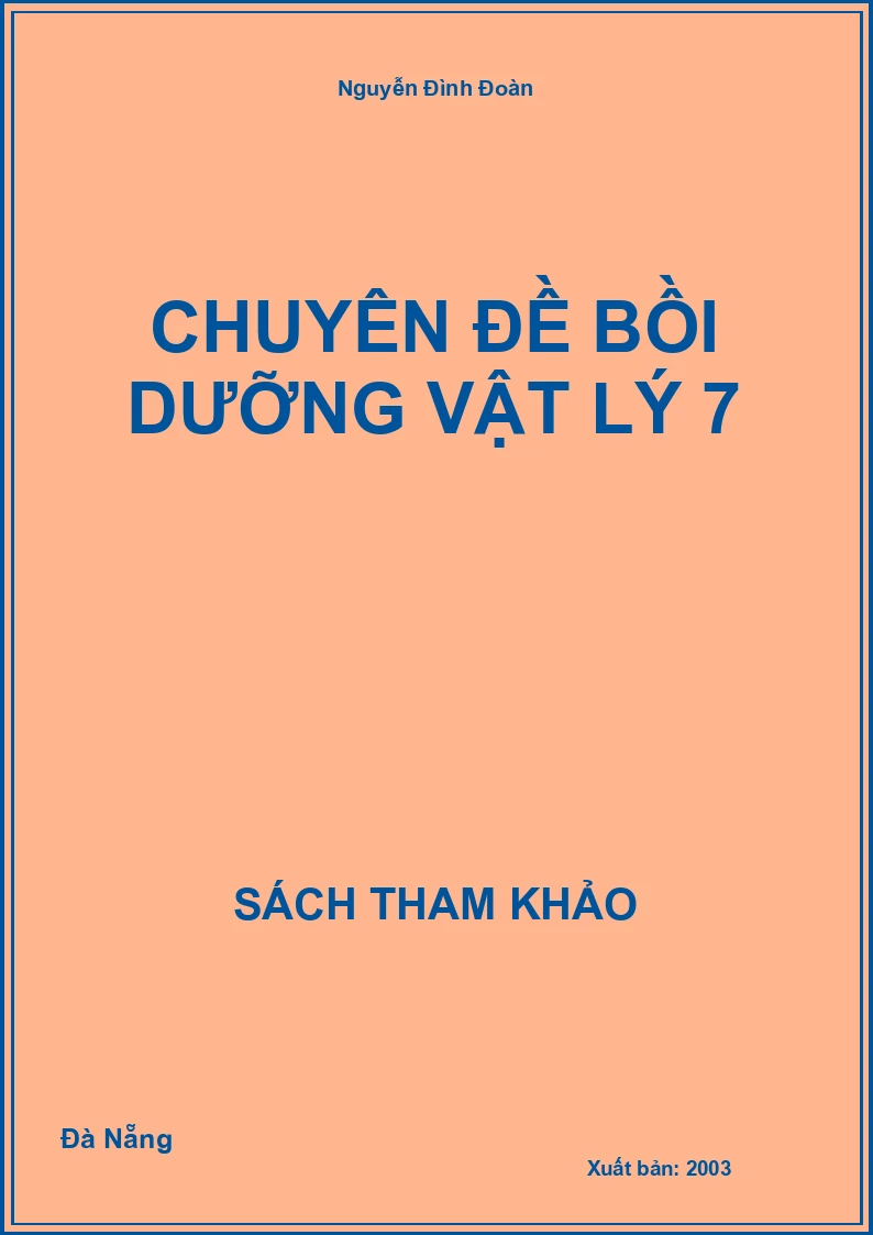 Chuyên Đề Bồi Dưỡng Vật Lý 7