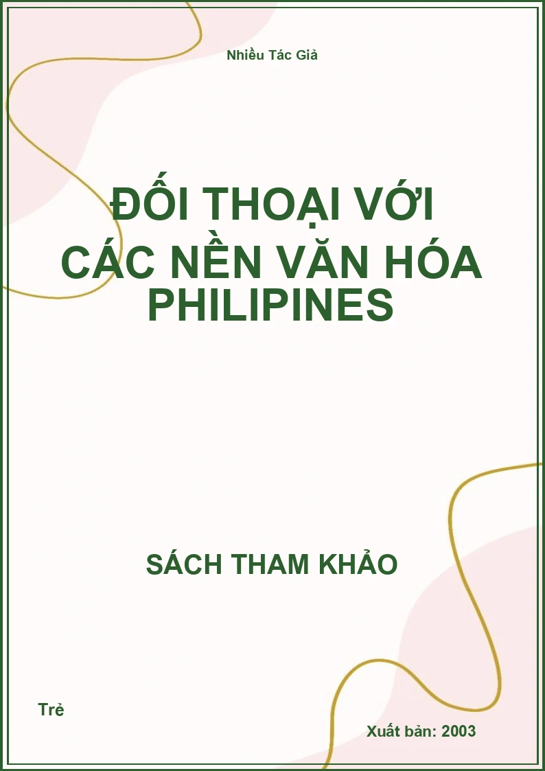 Đối Thoại Với Các Nền Văn Hóa Philipines