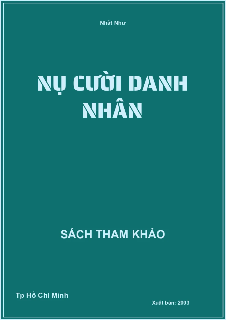 Nụ Cười Danh Nhân
