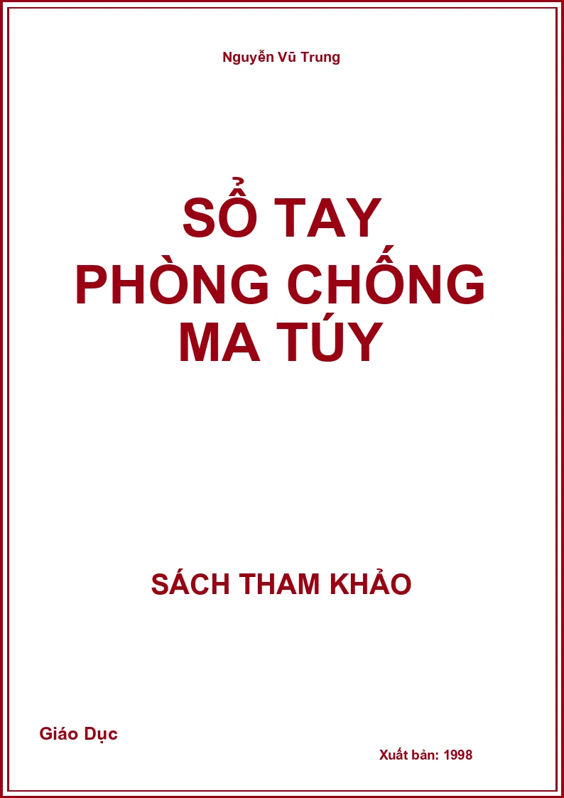 Sổ Tay Phòng Chống Ma Túy