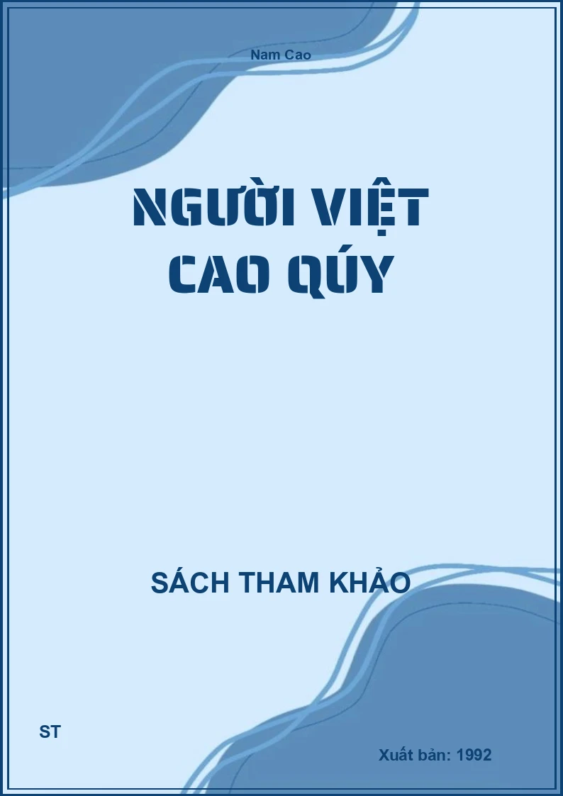 Người Việt Cao Qúy