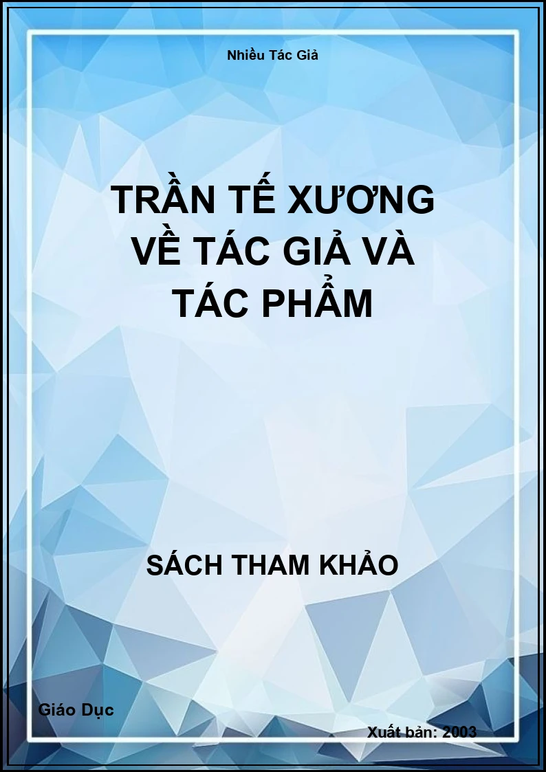 Trần Tế Xương Về Tác Giả Và Tác Phẩm