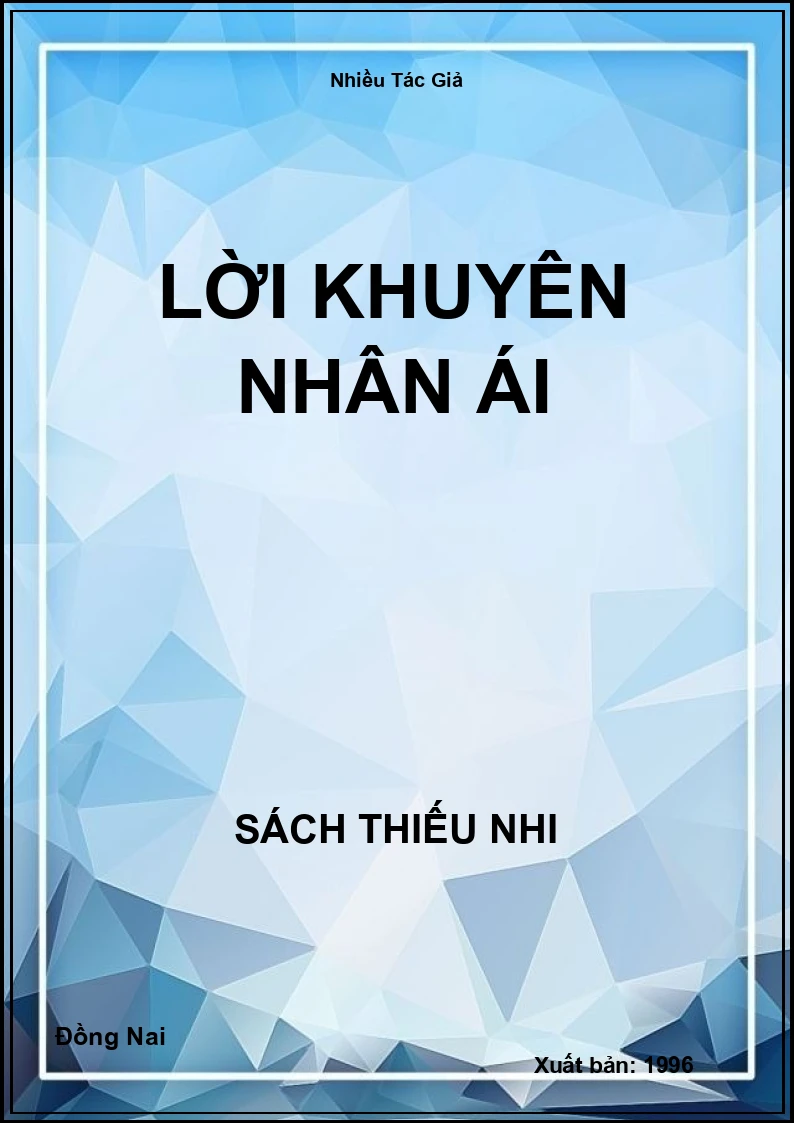 Lời Khuyên Nhân Ái