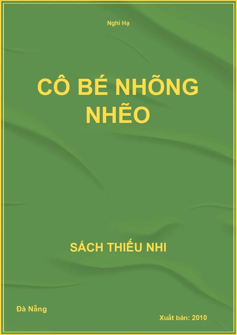 Cô Bé Nhõng Nhẽo
