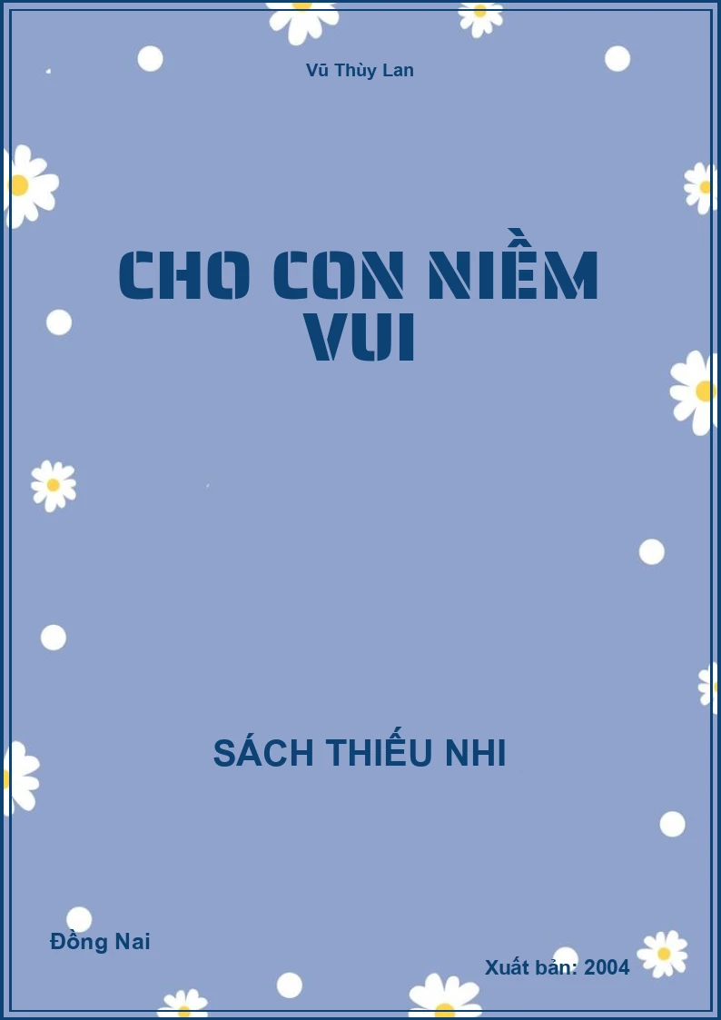 Cho Con Niềm Vui
