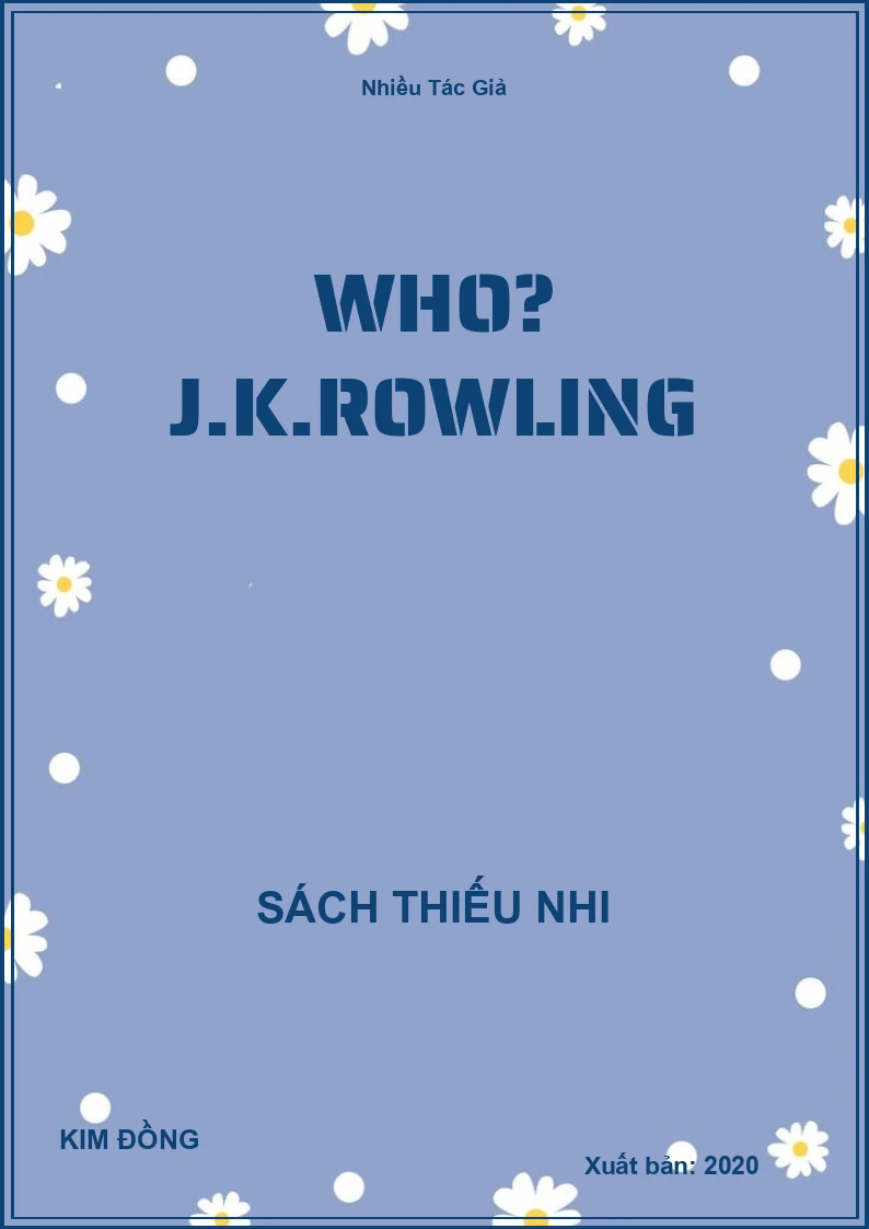 Who? J.K.Rowling