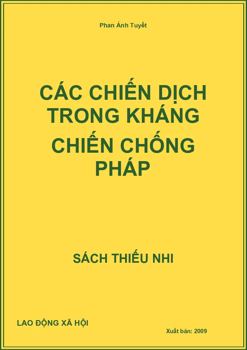 Các Chiến Dịch Trong Kháng Chiến Chống Pháp