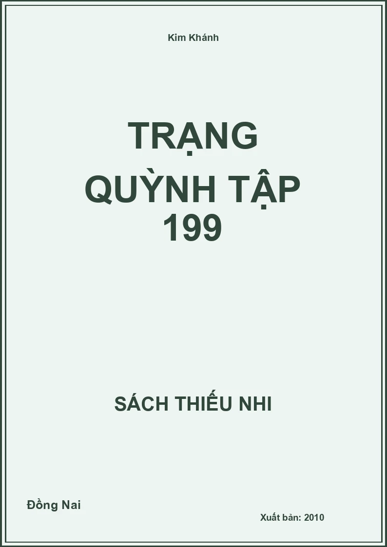 Trạng Quỳnh Tập 199