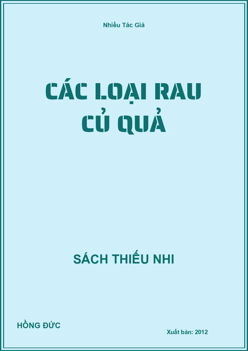 Các Loại Rau Củ Quả