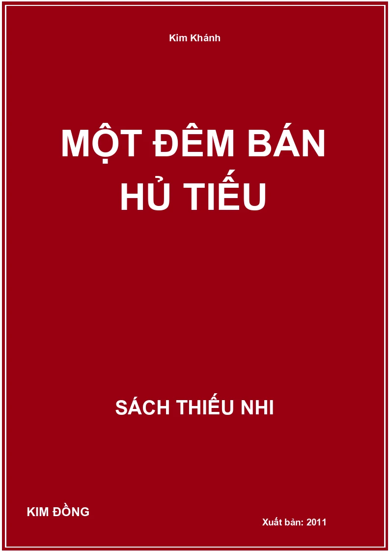 Một Đêm Bán Hủ Tiếu