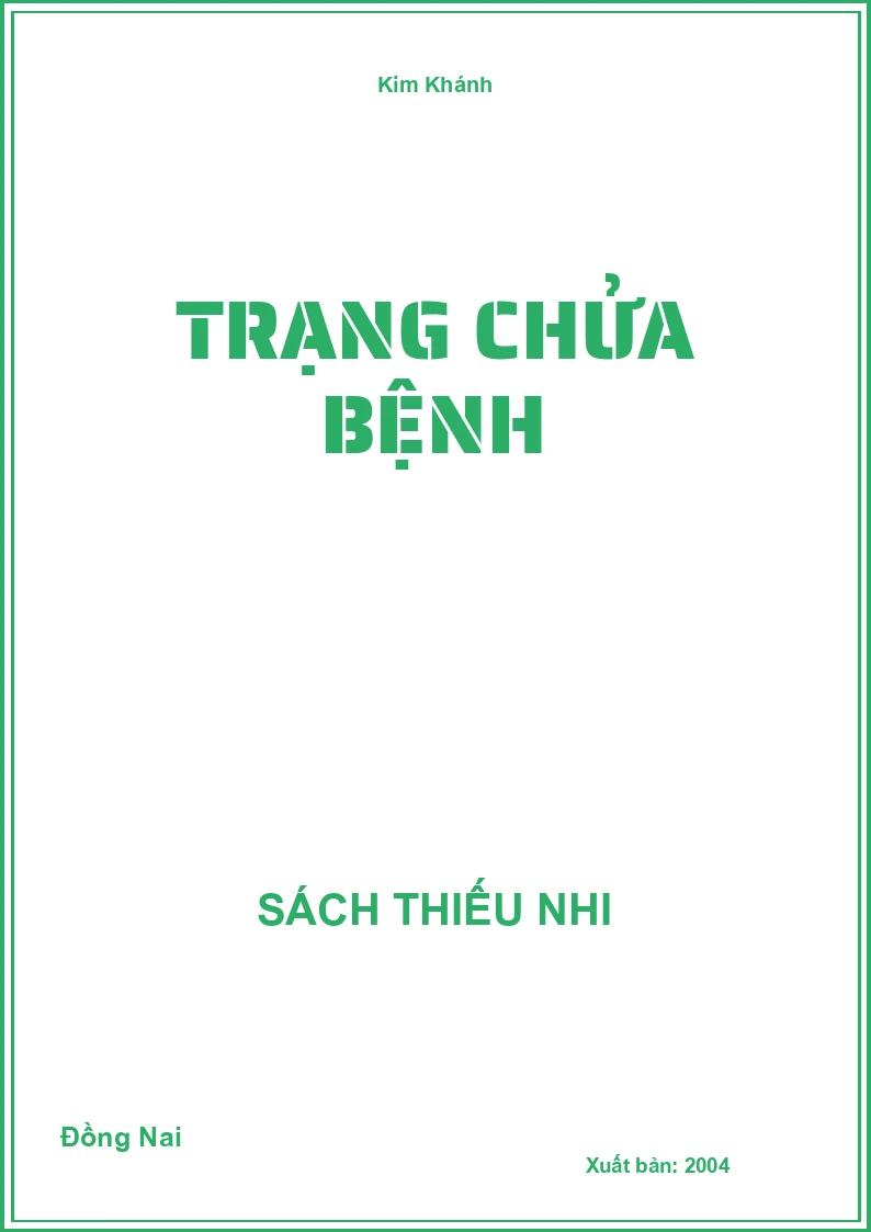 Trạng Chửa Bệnh