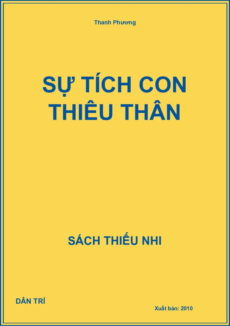 Sự Tích Con Thiêu Thân