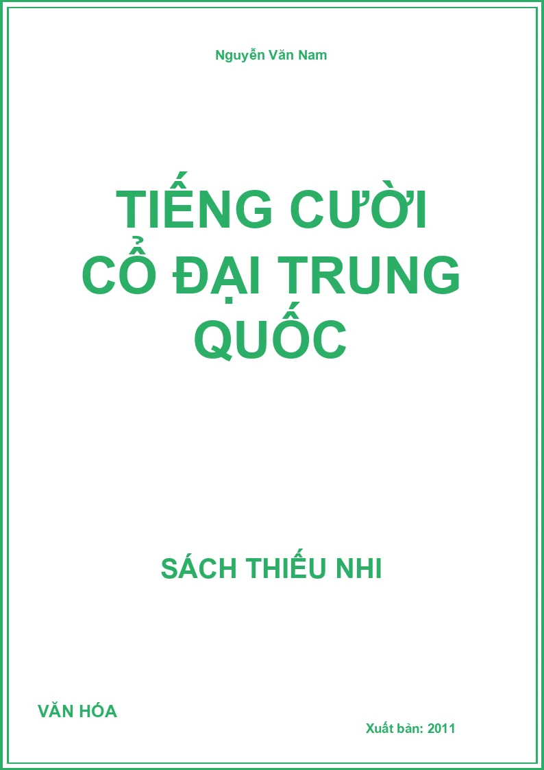 Tiếng Cười Cổ Đại Trung Quốc