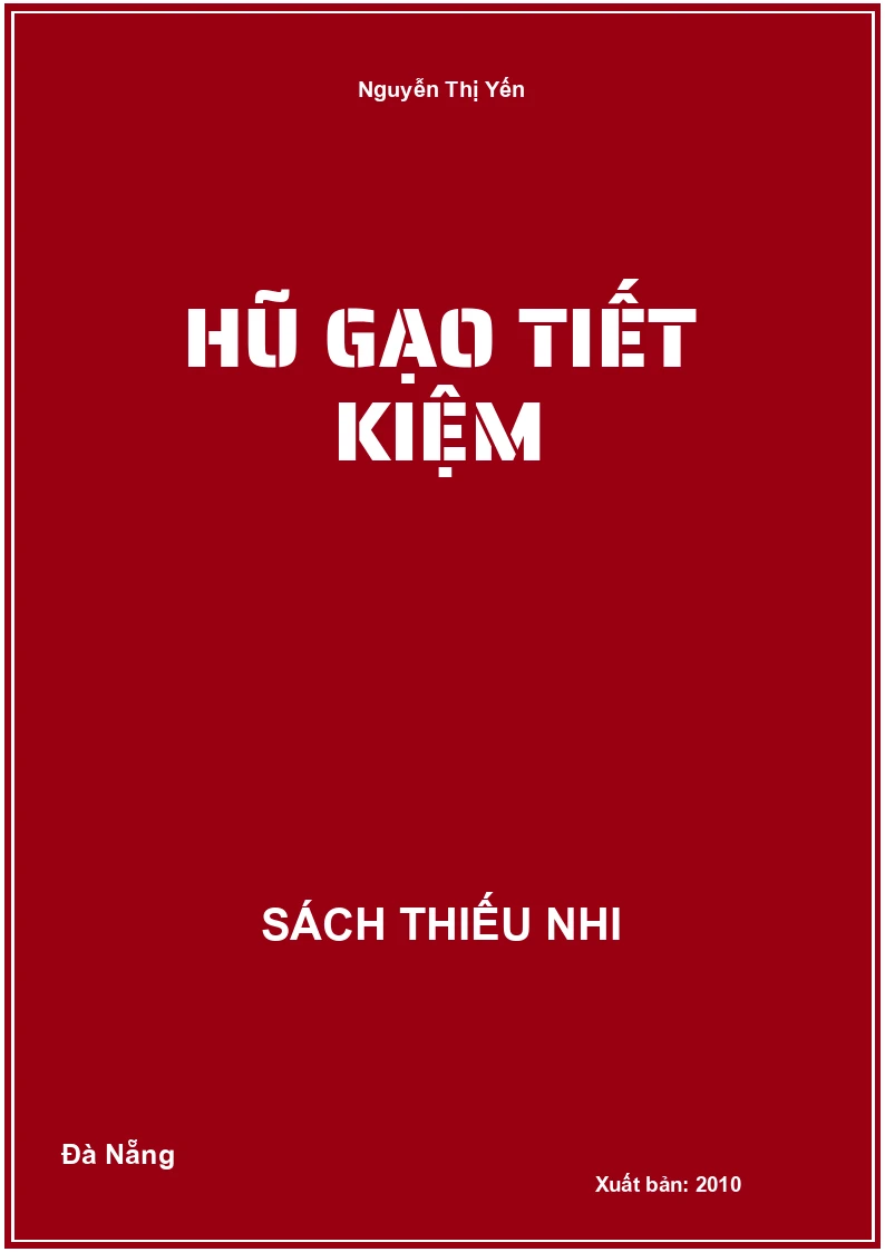 Hũ Gạo Tiết Kiệm