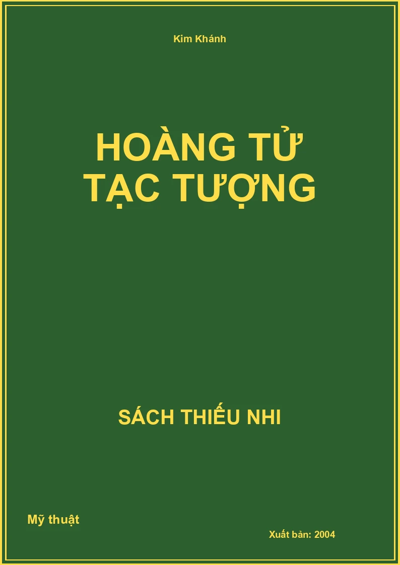 Hoàng Tử Tạc Tượng