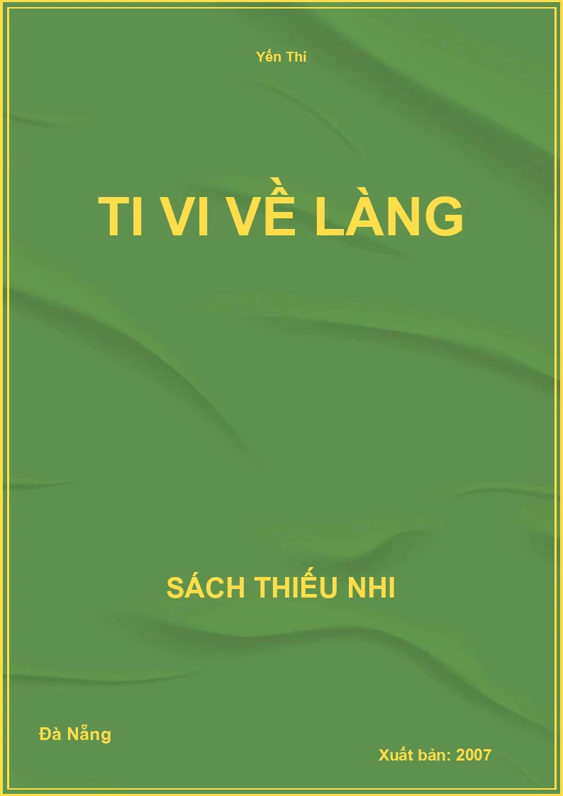Ti Vi Về Làng