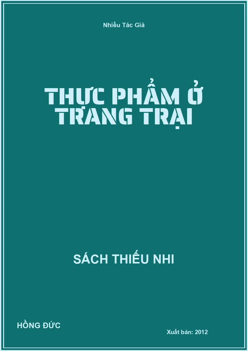 Thực Phẩm Ở Trang Trại
