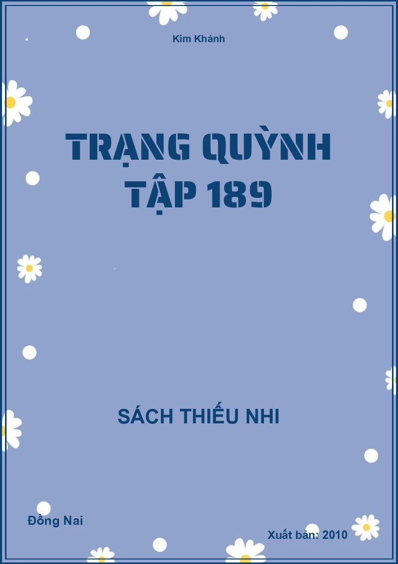 Trạng Quỳnh Tập 189