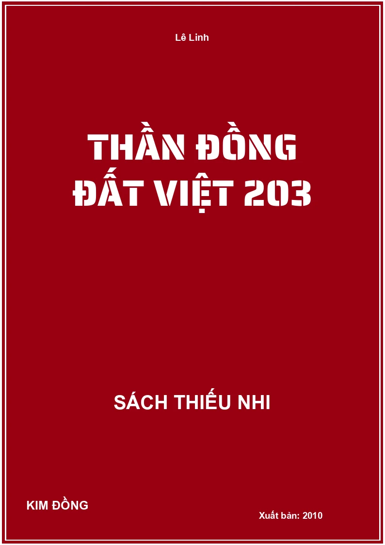 Thần Đồng Đất Việt 203