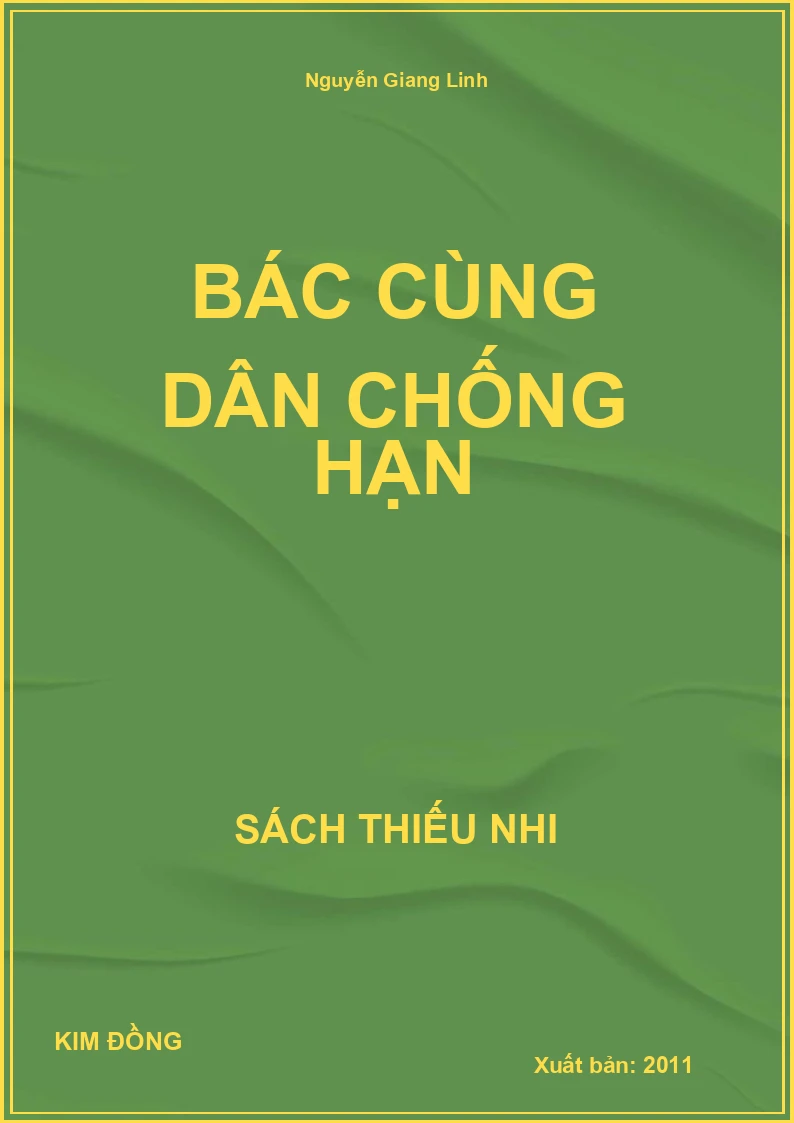 Bác Cùng Dân Chống Hạn