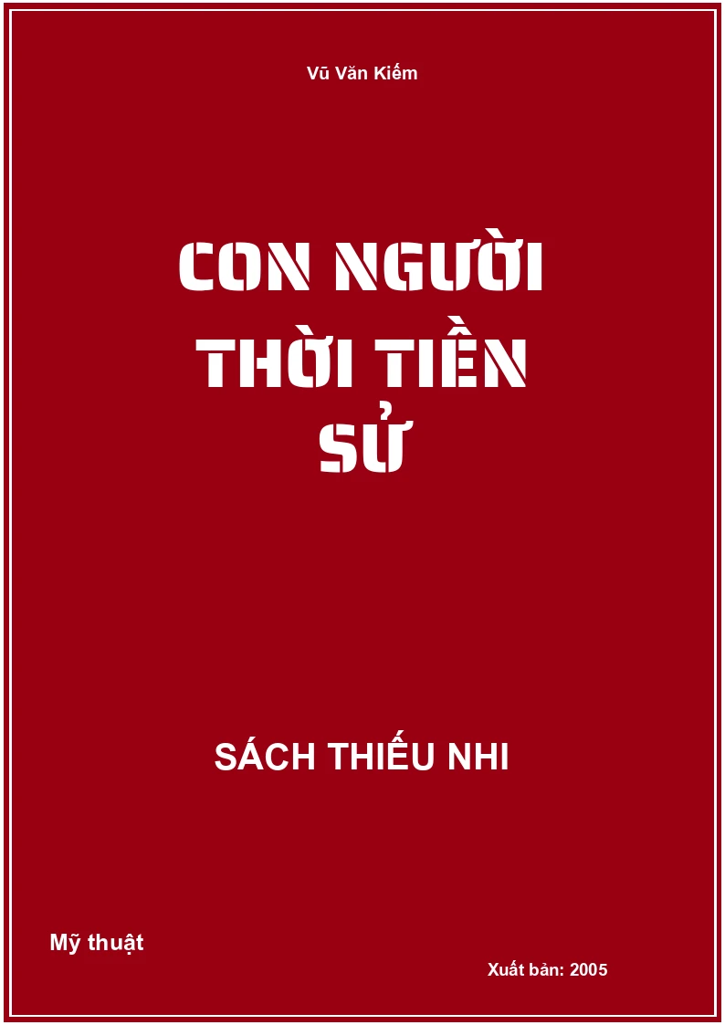 Con Người Thời Tiền Sử
