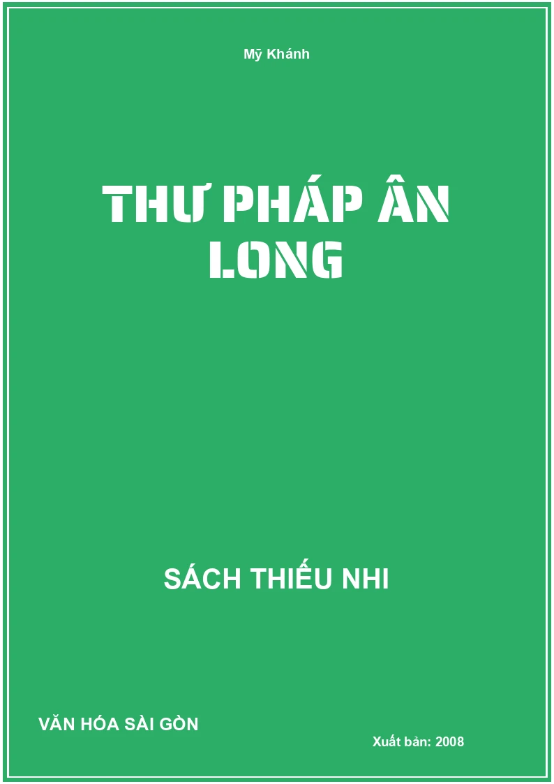 Thư Pháp Ân Long