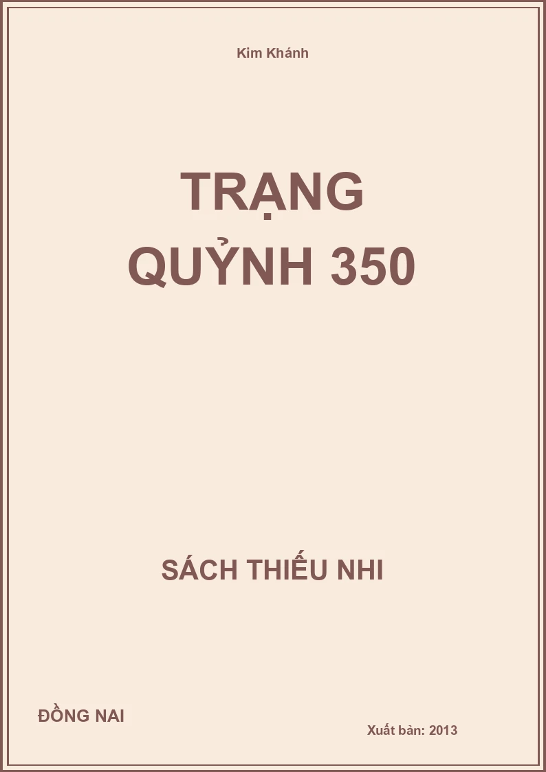 Trạng Quỷnh 350