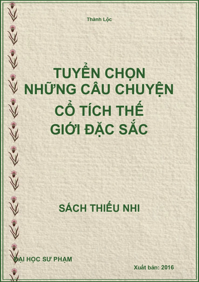Tuyển Chọn Những Câu Chuyện Cổ Tích Thế Giới Đặc Sắc